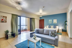 Spacious Sea View studio at the beach JBR